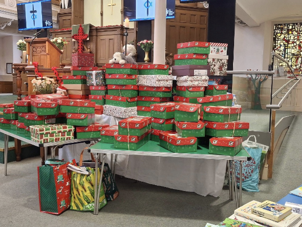 Walkergate’s contribution to Operation Christmas Child – The Shoebox Appeal