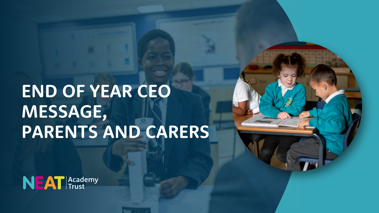 End of year CEO message parents and carers