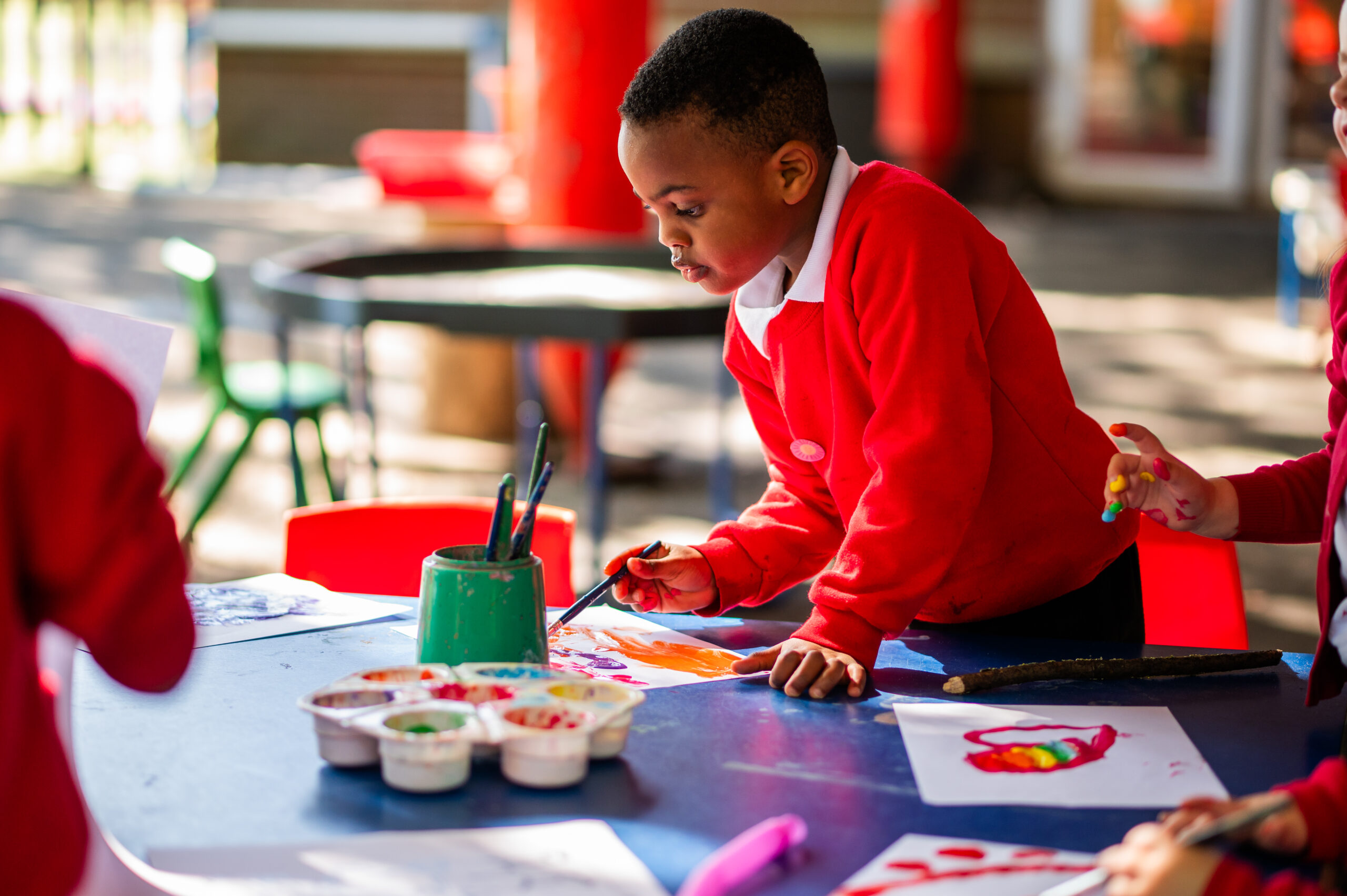 Reception Class Lesson at St Peter's Primary Wallsend North Tyneside